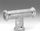 Trinik reduktues SANHA THERM C-Steel, d22x18x18, çelik