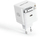 Karikues RealPower GaN 65W, 2x USB C PD, i bardhë
