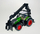 Lodër traktor BBurago Fendt 1050 Vario, me krah për ngarkim trungjesh, metal die cast, jeshil
