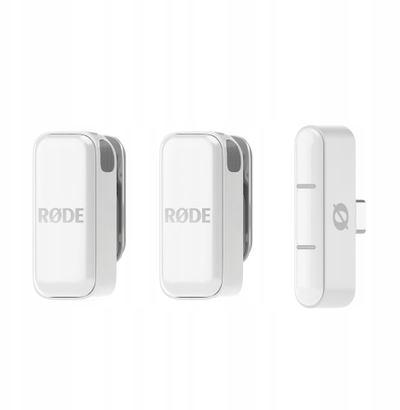 Mикрофон без жица Rode Wireless Micro USB C, за смартфон USB C, бел