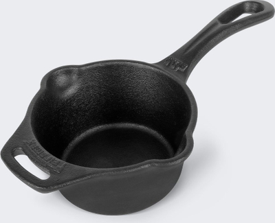 Tenxhere salcash Petromax, gize, 0.5L, me gryka anësore, e zezë