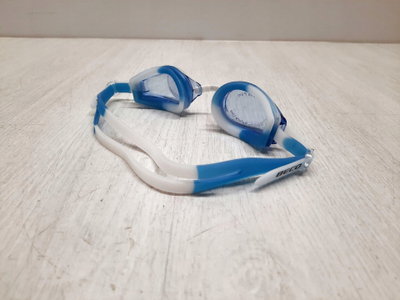 Syze noti Beco Rimini 12+, lente transparente, rrip i rregullueshëm, blu e bardhë