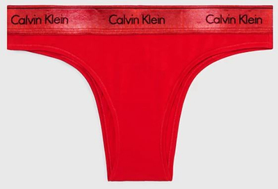 Mbathje për femra Calvin Klein Brazilian, të kuqe