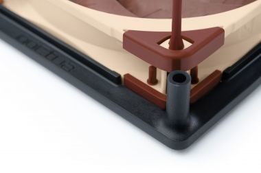Adapter ventilatori Noctua NA-SFMA1, 120mm në 140mm, set 2 pjesë, i zi