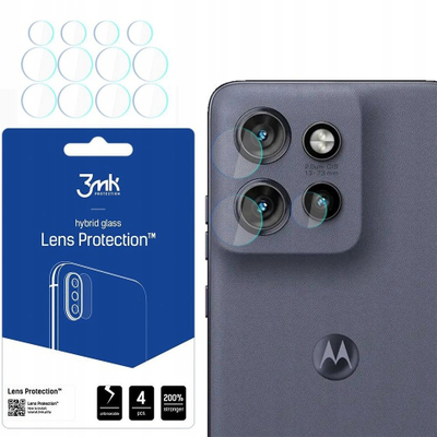 Mbrojtëse lente 3MK Lens Protection për Motorola Edge 60 Neo 5G, xham hibrid, set 4 copë, transparent