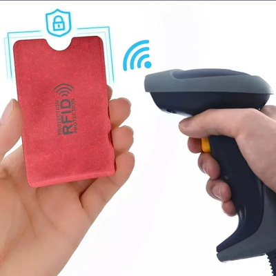 Mbulesë mbrojtëse kartash Extralink 1199, RFID blocking, kundër vjedhjes, e kuqe