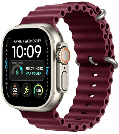 Rrip për orë Tech-Protect Iconband Pro, për Apple Watch 44/45/46/49 mm, bordo