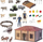 Set lodër ferme No Name DIY Farm, kreativ, shumëpjesësh