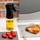 Sprucues vaji dhe uthulle pa markë, 190ml, qelq dhe çelik inox, transparent