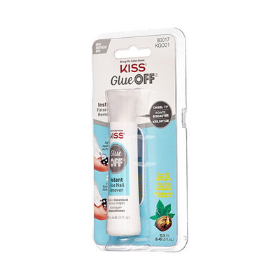 Heqës për thonj artificial Kiss Glue Off False, 13.5 ml