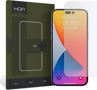 Mbrojtës ekrani Hofi Glass Pro+, për Apple iPhone 14 Pro, xham i temperuar, transparent