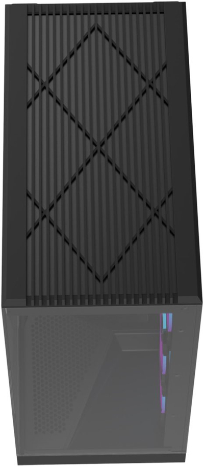 Kasa PC PREYON Nest Seaview ARGB PSV04B, ATX, xham i temperuar, e zezë