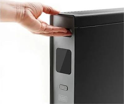 Ngrohës konvektor Black+Decker BXCSH2001E, 2000W, me ekran digjital, i zi