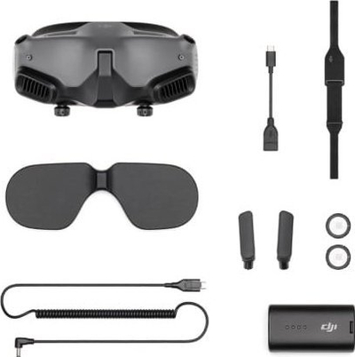 Syze FPV DJI Goggles 2, për dronin Avata, 1080p, të zeza