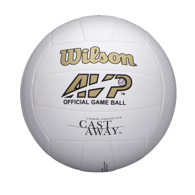 Top volejbolli Wilson Mr Castaway WTH4615, madhësia 5, lëkurë sintetike, i bardhë