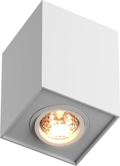 Spot tavanor Zuma Line Quadro 89200-WH, 1xGU10, metalik, i bardhë