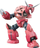 Model kit Bandai RG Gundam MSM-07S Z'Gok Char Custom, 1:144, plastik, i kuq