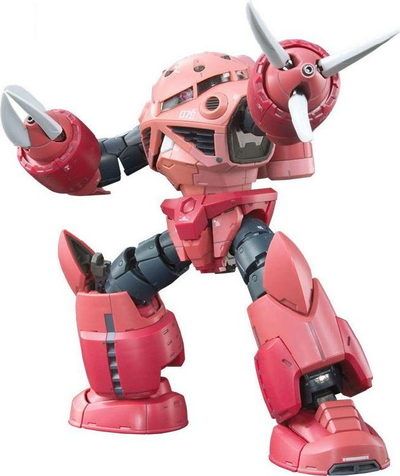 Model kit Bandai RG Gundam MSM-07S Z'Gok Char Custom, 1:144, plastik, i kuq