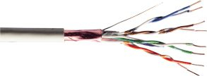 Kabllo rrjeti Digitus DK-1521-V-305, F/UTP Cat.5E, 305m, gri