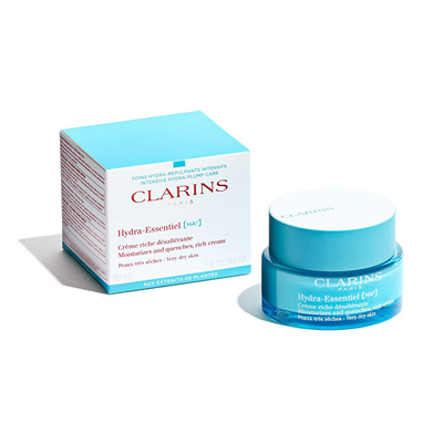 Krem për fytyrë Clarins Hydra Essentiel (Moisturizes and Quenches Rich Cream), 50 ml