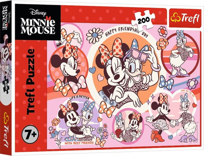 Puzzle XXL Trefl Minnie Mouse Habits, 200 copa, shumëngjyrësh