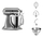 Mikser kuzhine KitchenAid Artisan 5KSM185PSEMS, 4.8L, 300W, gri metalik