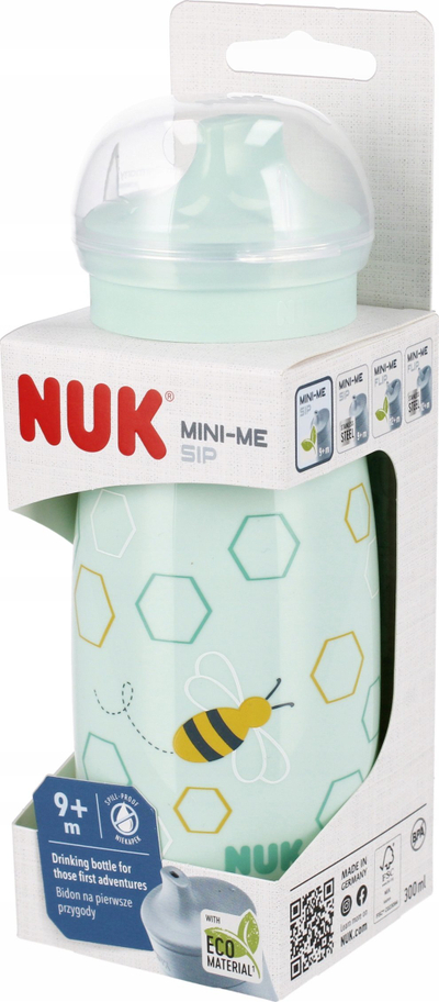 Gotë për mësim pirjeje NUK Mini-Me, 300ml, 9m+, jeshile