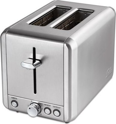 Toster Solis 920.12 Type 8002, 925W, 2 feta, inox argjendi