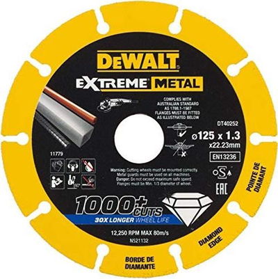 Диск за сечење метал 14 Degrees East Extreme 230mm, дебелина 2.1mm, црн