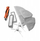 Set aksesorësh JETtools AN710AS për Xiaomi Mi Robot Vacuum Mop 1C, furçë ruli, filtra HEPA, lecka mop