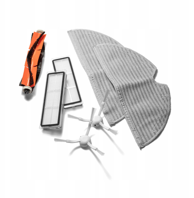 Set aksesorësh JETtools AN710AS për Xiaomi Mi Robot Vacuum Mop 1C, furçë ruli, filtra HEPA, lecka mop