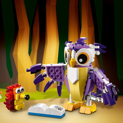 Комплет LEGO® Creator 3in1 31125 Magic Forest Animals, 175 парчиња