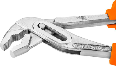 Pinca për tuba Neo 250mm, hapje 10-45mm, çelik karboni