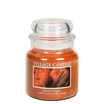 Qiri aromatik Village Candle Spiced Pumpkin Premium Jar