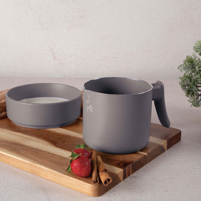 Tigan qumështi Berlinger Haus BH8105, 1.2L, alumini, gri mat