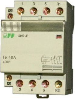 Kontaktor modular F&amp;F ST63-31, 63A, 230V AC, 3NO 1NC