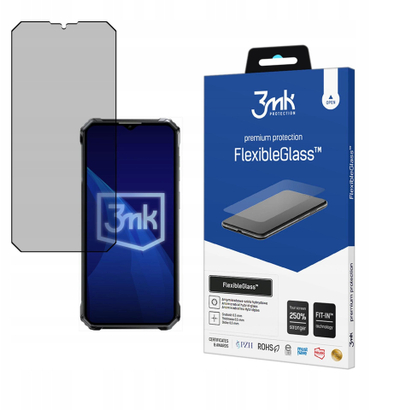 Mbrojtëse ekrani 3mk FlexibleGlass për Oukitel WP38, hibride, shumë e hollë, rezistente ndaj gërvishtjeve, transparente