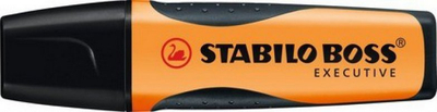 Marker nënvizues Stabilo Boss Executive 73/54, brush fine, portokalli