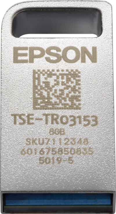 Modul teknik sigurie Epson TSE TRO3153, USB, 8GB, argjendt