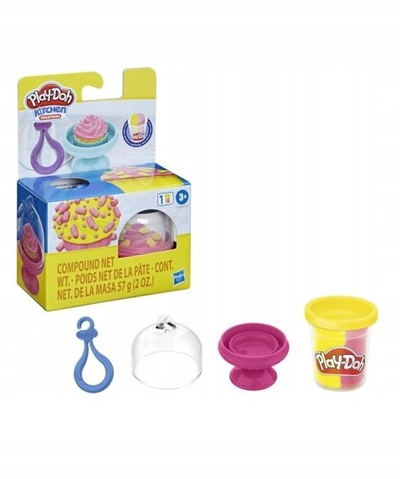 Set loje Play Doh Kitchen Creations Cupcake, 57 g, për kalamaj 3+