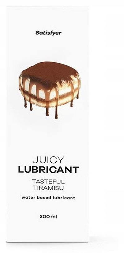 Lubrifikant ujor Satisfyer Juicy Tasteful Tiramisu, 300ml, aromë tiramisu