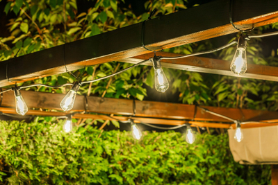 Llambë LED GTV filament, 4W, E27 3000K, xham transparent