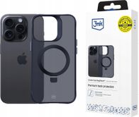 Mbështjellës për telefon 3mk Smoke Case Mag and Stand, për iPhone 13 Pro Max, me MagSafe, i errët gjysmë transparent