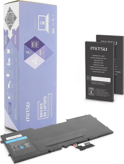 Bateri laptopi Mitsu Dell XPS 15 9550, modele 1P6KD 4GVGH, ngjyrë e zezë