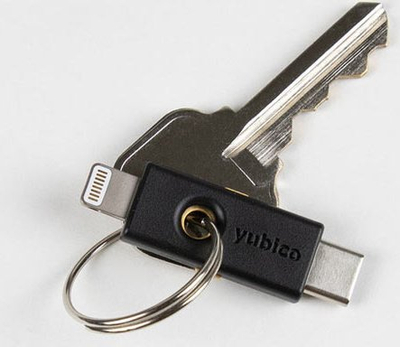 Çelës sigurie Yubico YubiKey 5Ci, USB C, Lightning, i zi