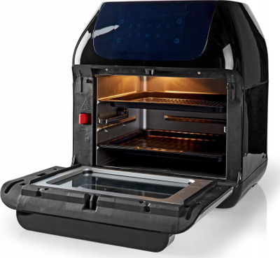 Fritezë me ajër Multifunctional 9 in 1, 12L, 1500W, me rotiseri, e zezë