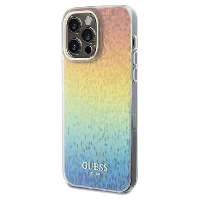 Këllëf telefoni Guess GUHCP13LHDECMI, për iPhone 13 13 Pro, hardcase, shumëngjyrësh