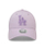Kape New Era LA Dodgers 9FORTY, logo metalike, e rregullueshme, lejla pastel për femra