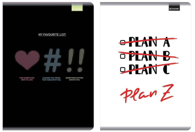 Set fletore Beniamin Notebook A5, 60 fletë me katrorë, paketim 5 copë