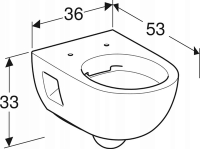 WC e ngritur Geberit Selnova 501.545.01.1, dalje nga mbrapa, 3/6L, e bardhë